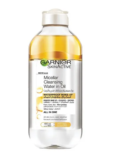  400ml Garnier Skin Active Micellar Oil-Infused Cleansing Water