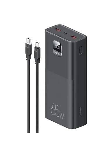 30000mAh 65W PD Power Bank Portable Charger External Battery Pack With 100W PD Type-C to Type-C Cable