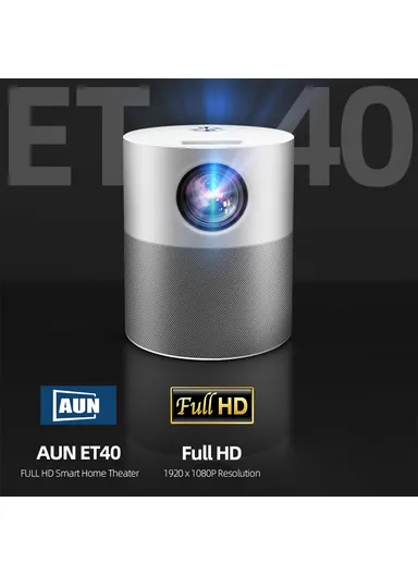 4000 Lumens 1080P Full HD High Brightness Mini Projector ET40S - Android Version
