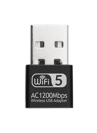 1200Mbps 2.4/5Ghz Dual Band USB Wireless WiFi Dongle For PC Laptop
