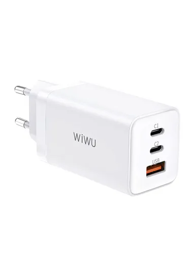 65W GaN 3 Ports Type-C &amp; USB Wall Charger X-TR-259