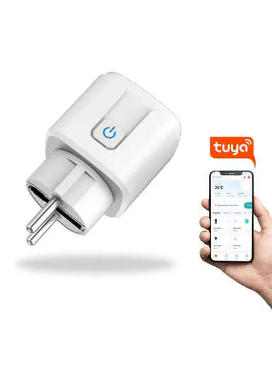 20A WiFi Outlet Smart Plug, Amazon Alexa Google Assistant Smart Plug - White