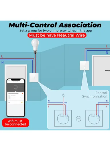 433MHZ 1 Gang WiFi Wall Plug Smart Touch Switch For Alexa Google Home TMW403 - Black
