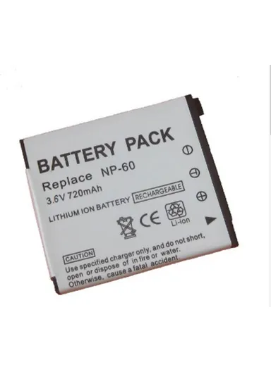 720mAh Rechargeable Battery Pack For Casio NP-60