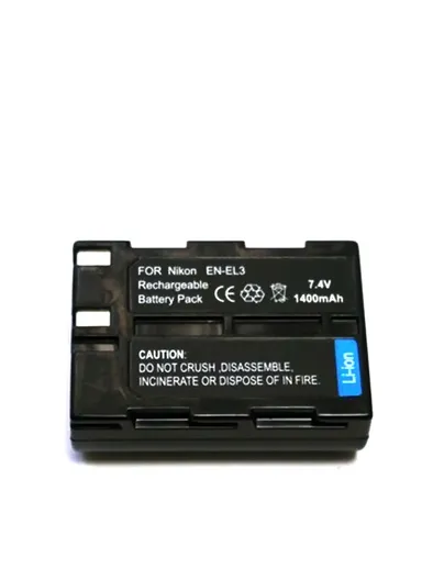 1400mAh Rechargeable Battery Pack For Nikon ENEL3