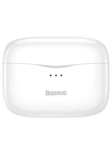 Bluetooth 5.0 Headphones In-Ear Wireless Earbuds With Wireless Charging Function Simu S2 - White