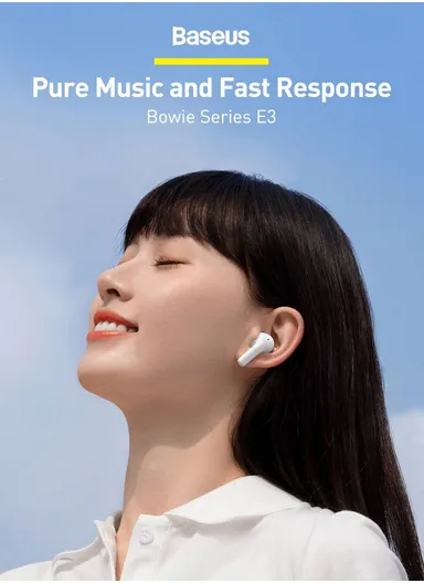 Bluetooth 5.0 True Auto Connection Waterproof Touch Wireless TWS Earphones Bowie E3 - Black