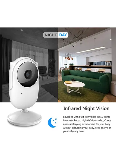 2.4" TFT 2-Way Talk Night Vision Screen Video Baby Monitor With Digital Colour Camera, Wireless View Video &amp; Alarm System SM25