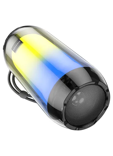 1200mAh battery v5.3 Multi-Color LED Effect Vivid Sound TWS wireless speaker BR25 (W7 x H19)cm