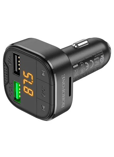 18W QC3.0 Car Charger &amp; FM Transmitter BC43