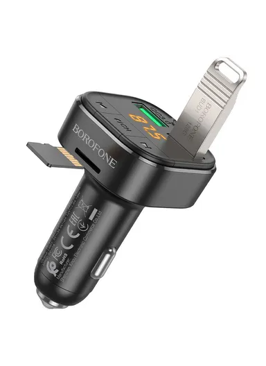 18W QC3.0 Car Charger &amp; FM Transmitter BC43
