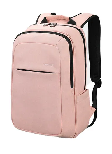15.6" Laptop Polyester Backpack With Water Bottle Holders T-B3090B (W30 x D14 x H45)cm - Pink