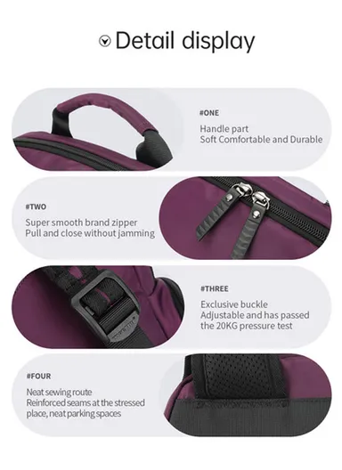 14" Laptop School Backpack Bag T-B9178 (W28 x D13 x H41)cm - Blue