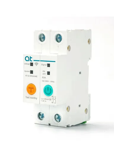 2P 63A Mobile eWelink Remote Controlled Din Rail WiFi Smart Circuit Breaker With Metering Function TO-Q-SR263JWE