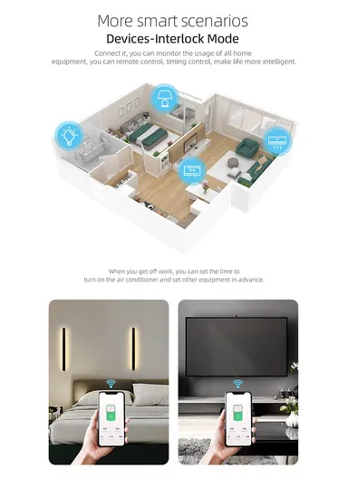 1P 32A Din Rail Tuya WiFi Smart Circuit Breaker TO-Q-MP65-SY 1-132WT