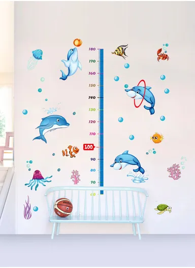 180 cm DIY PVC Colorful Funny Animals Kids Aclornment Wall Stickers 