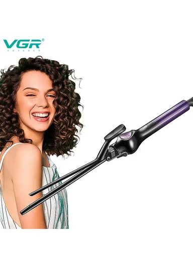 55W Professional Hair Culer 19mm Ceramic Coating Barrel V-575 - ROSE GOLD