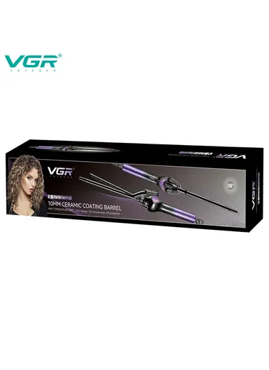 55W Professional Hair Culer 19mm Ceramic Coating Barrel V-575 - ROSE GOLD