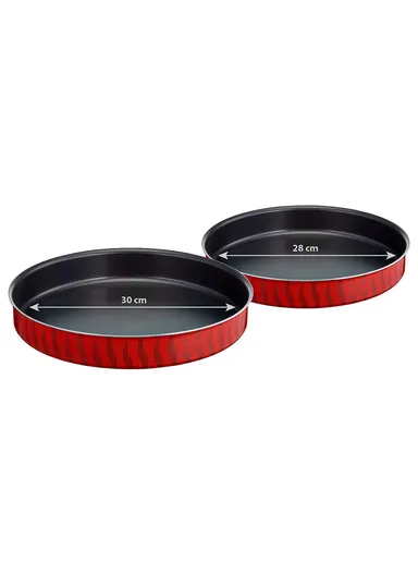 2Pcs 28/30cm Tempo Flame Kebbe Oven Dish Set J5716683