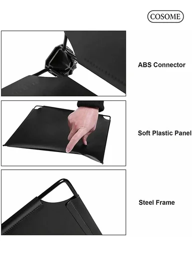 4-Layer 4 Cubes Heavy-Duty Clothes Stand, Wardrobe Organizer Storage Box (W35 x D35 x H140)cm - Black