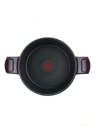 30cm Aluminum Titanium Resist Intense Stewpot With Glass Lid D5225482