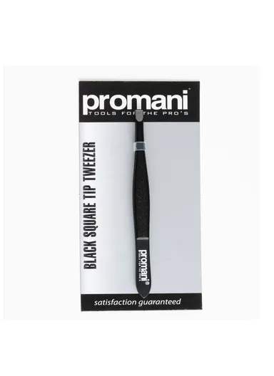 Promani Black Square Tip Tweezer PR-920