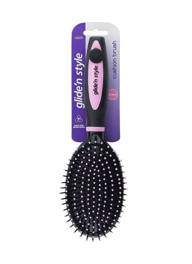 Glid'n Style Grooming Cushion Brush With Nano Ionic Technology (L24 x W7.5 x H3.5)cm