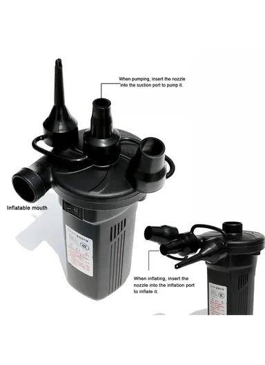 Rechargeable Electric Inflator &amp; Deflator Air Pump, Portable Multi-Use Cordless Fast Large Volume Inflator &amp; Deflator Pump HT-677