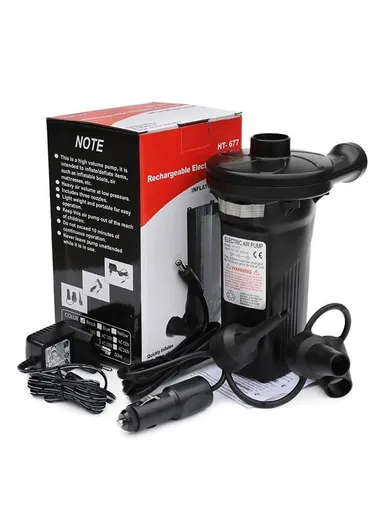 Rechargeable Electric Inflator &amp; Deflator Air Pump, Portable Multi-Use Cordless Fast Large Volume Inflator &amp; Deflator Pump HT-677