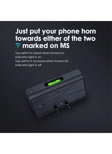 MS Wireless Magnetic Induction Phone Soundbar Stereo Music Speaker Phone Holder Stand Loudspeaker