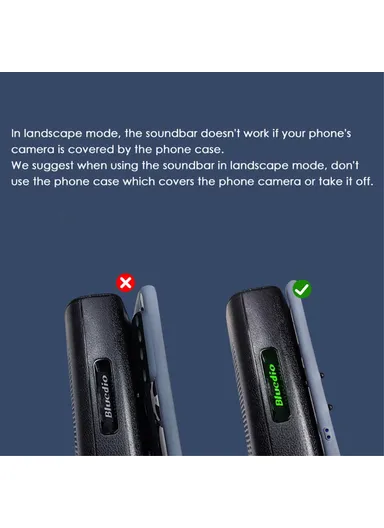 MS Wireless Magnetic Induction Phone Soundbar Stereo Music Speaker Phone Holder Stand Loudspeaker