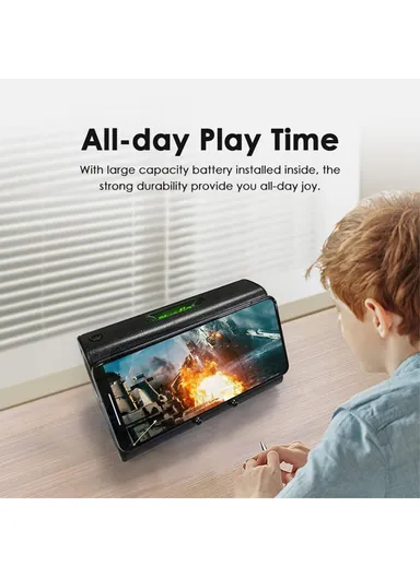 MS Wireless Magnetic Induction Phone Soundbar Stereo Music Speaker Phone Holder Stand Loudspeaker