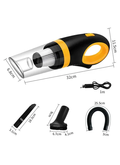 120W 2000mAh Wet &amp; Dry Wireless Rechargeable Handheld Vacuum Cleaner ST-6610C