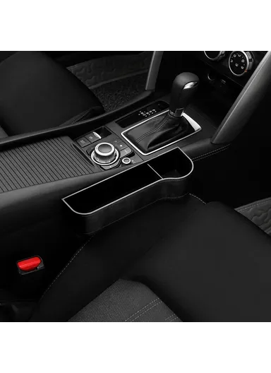 2 Pcs Multifunctional Car Seat Gap Storage Box Left/Right (L52 x W34 x H16)cm