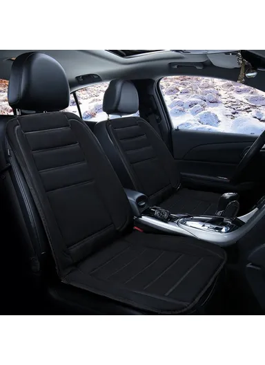 12V Car Van Auto Heated Padded Pad Non-Slip Hot Seat Cushion Cover Warmer