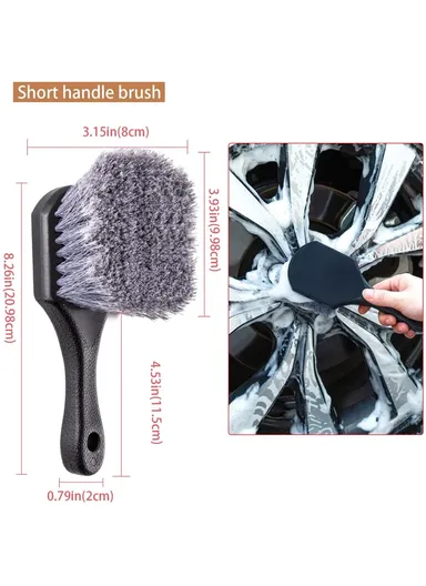 13pcs Car Detailing Cleaning Brushes Car Cleaning Tools Microfiber Towel Automobile Air Vents Wheel Wash Kit
