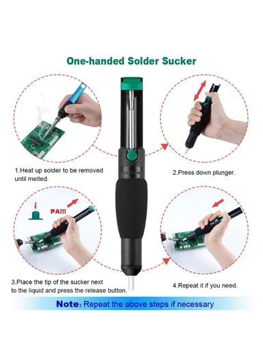 22 Pcs Soldering Iron Kit 220V 60W Electric Adjustable Temperature Soldering Iron With Soldering Tips Stand Tools - EU Plug