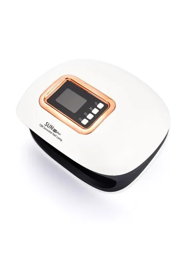 Smart Sensor Nail Lamp Gel Nail Light for Nail Polish UV Nail Dryer With Timers - White - EU Plug