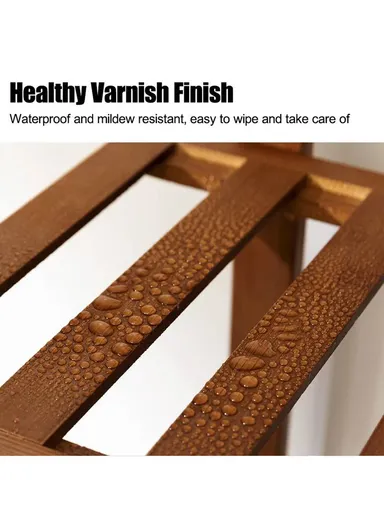 7 Layers Bamboo Planter Display Shelf Flower Pot Organizer Rack Plant Stand (L22 x W45 x H145)cm