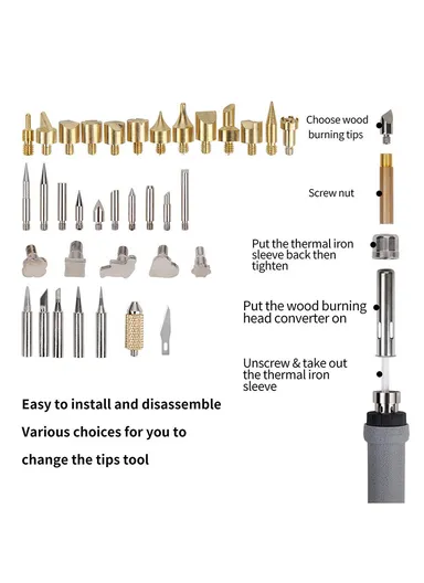 Soldering Iron Set Wood Burning Tool Engraver Tool Set