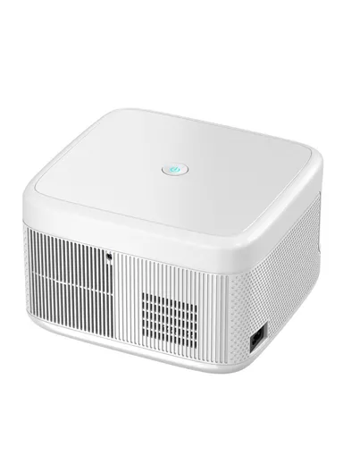 Smart WiFi HD Portable Projector Home Theater Built-in WIFI, Bluetooth Speaker 1920X1080P Support Android 9.0, 1+8GB, &amp; IOS T40 