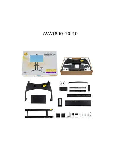 55-80" Free Lifting TV Stand, Mobile TV Cart with Camera AV Shelf, Max VESA  AVA1800-70-1P