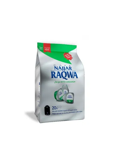 20 Capsules Single Cup With Cardamon Raqwa Bag