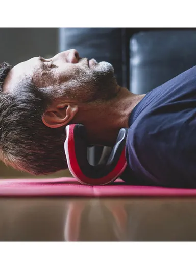 Neck and Shoulder Relaxer, Cervical Pillow Stretch Massager F3-28 (L25 x W16 x H4)cm