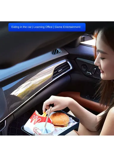 Cup Holder Tray Multifunction Vehicle Mounted Water Cup Drink Holder Rotating Adjustable Phone Holder Organizer - Large