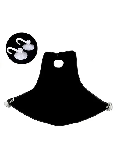 Waterproof Men Beard Shaving Apron Bib - White 