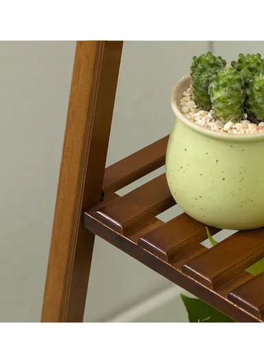 4 Floors Plant Flower Pot Stand Plant Holder Plant Display Rack (L37 x W37 x H120)cm 