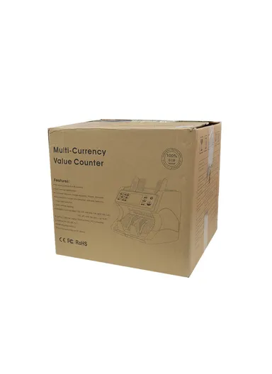 AL-920 Multi-National Currency Automatic Total LBP USD EUR Bill Value Counter Front Loading with SN Reading &amp; 5 Heads Sensors for Detection up to 90% Accuracy Counterfeit Fake Detection