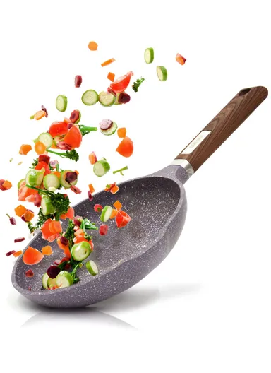 1.8L Toughened Non-Stick Frypan CA005-C24 (D24 x H5)cm - Purple 