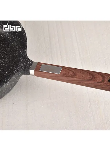 2.7L Toughened Non-Stick Frypan CA005-C28 (D28 x H6)cm - Black